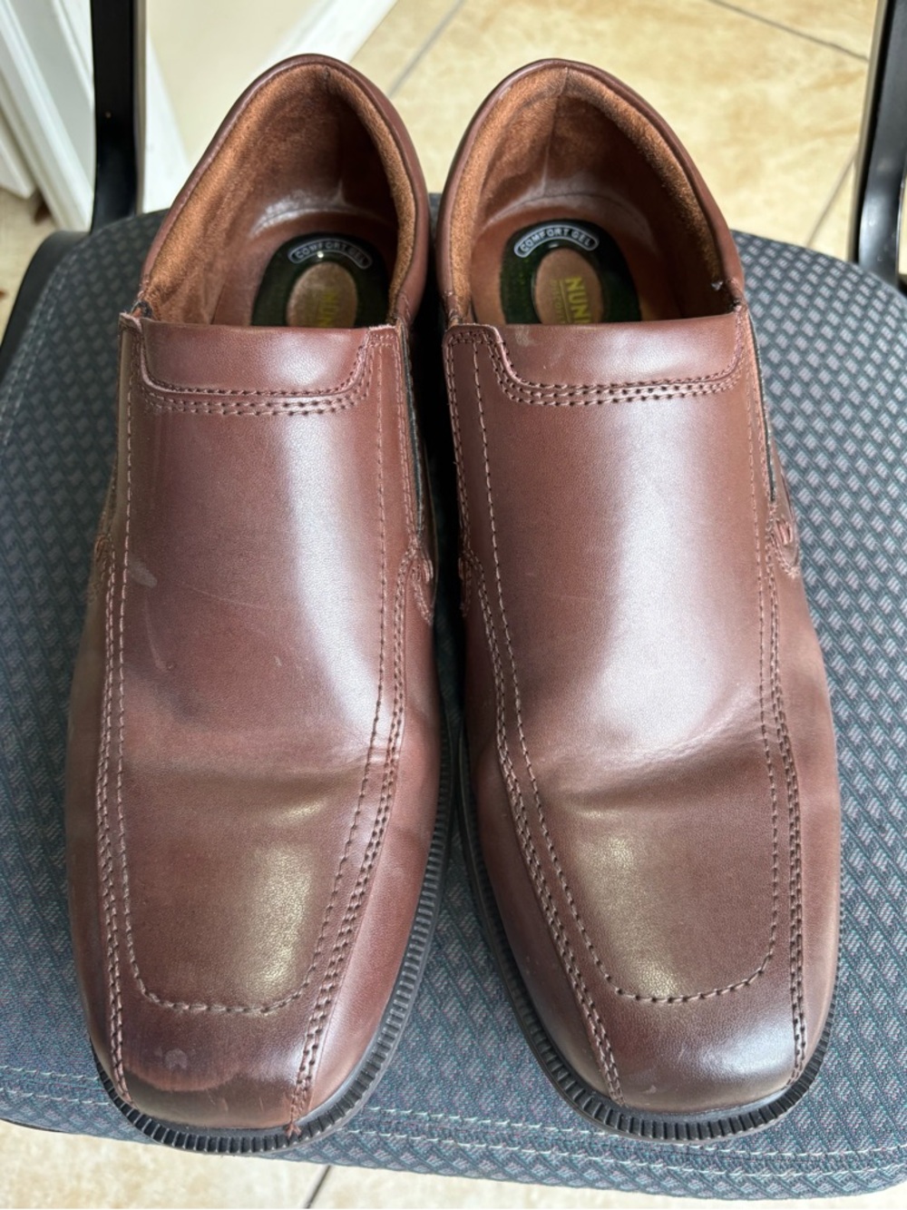 Nunn Bush Men's Slip-On Leather Loafers - Brown